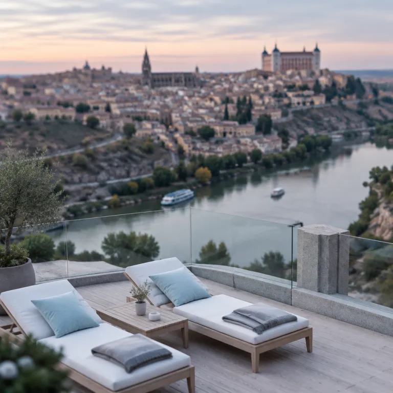Los mejores hoteles para ver el atardecer en Toledo sobre el río Tajo
